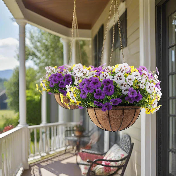 18 Bundles Artificial Pansy Flowers