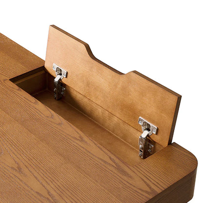 360-Degree Rotating Desk Electric Adjustable Standing Desk with Flip-Top Lid