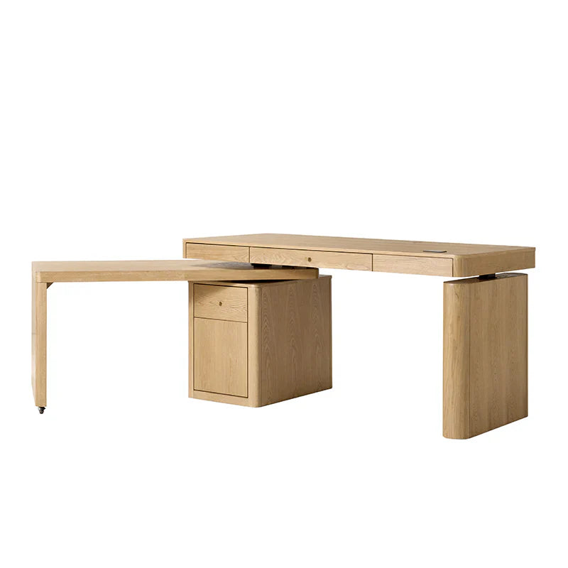 360-Degree Rotating Desk Electric Adjustable Standing Desk with Flip-Top Lid