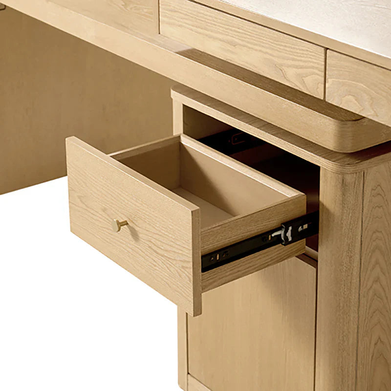 360-Degree Rotating Desk Electric Adjustable Standing Desk with Flip-Top Lid