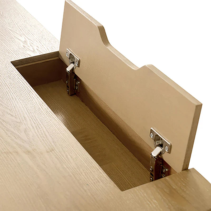 360-Degree Rotating Desk Electric Adjustable Standing Desk with Flip-Top Lid